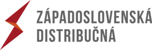 Official logo of the Energy distributor for the Western Slovakia